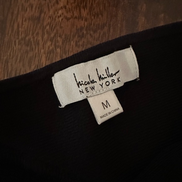 Nicole Miller New York off the shoulder ribbed blouse - Picture 8 of 11